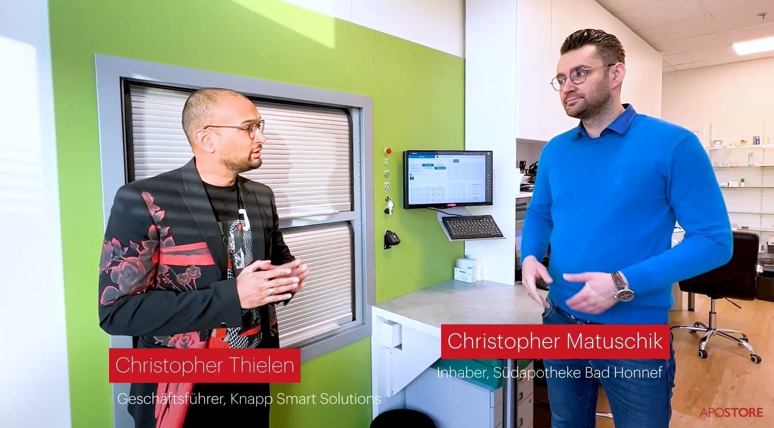 Knapp Smart Solutions Apostore Apothekenautomation Christoph Matuschik Christopher Thielen